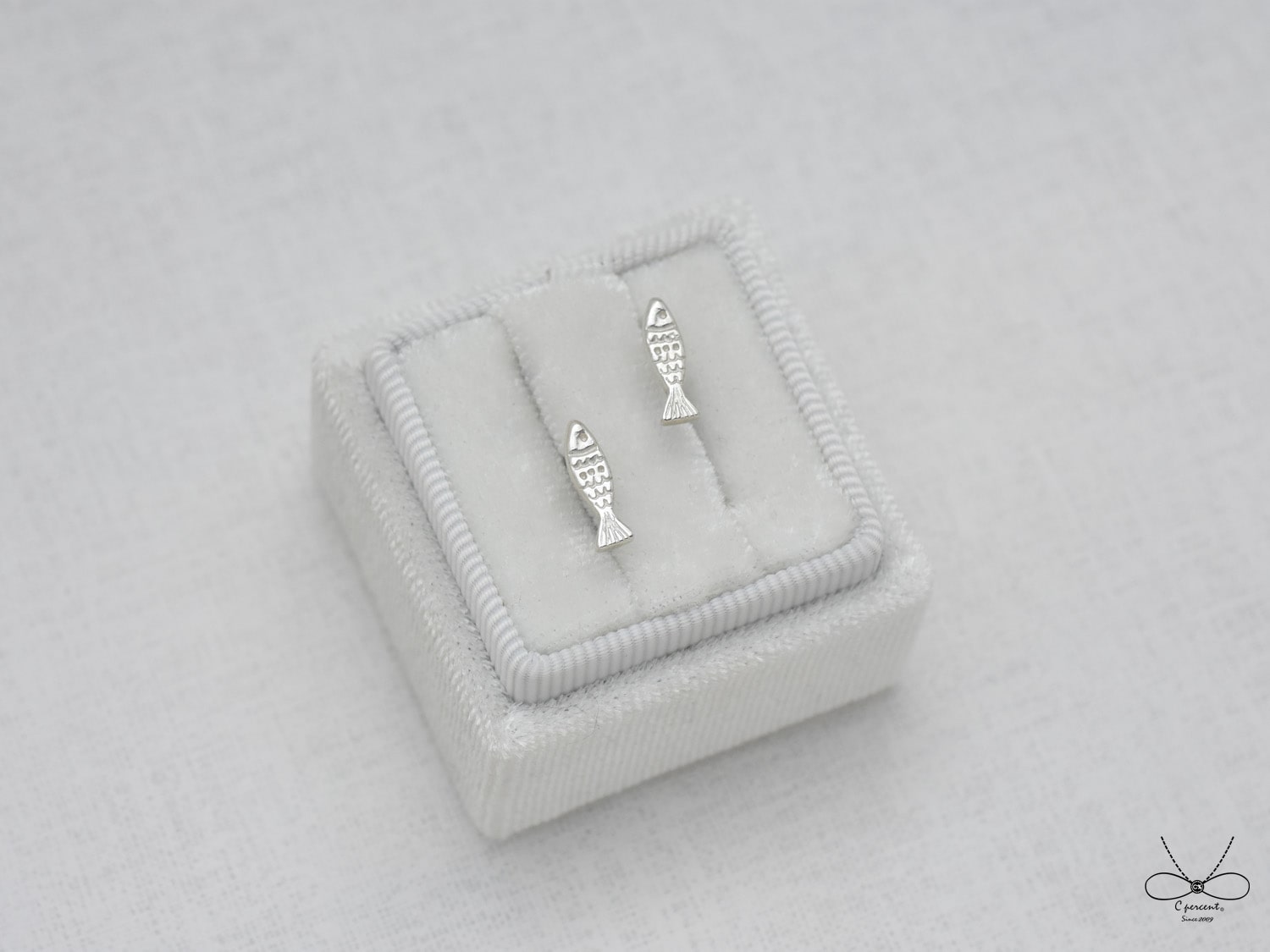 小魚耳環 | 925純銀 可改夾式 女款 簡約 手工銀飾