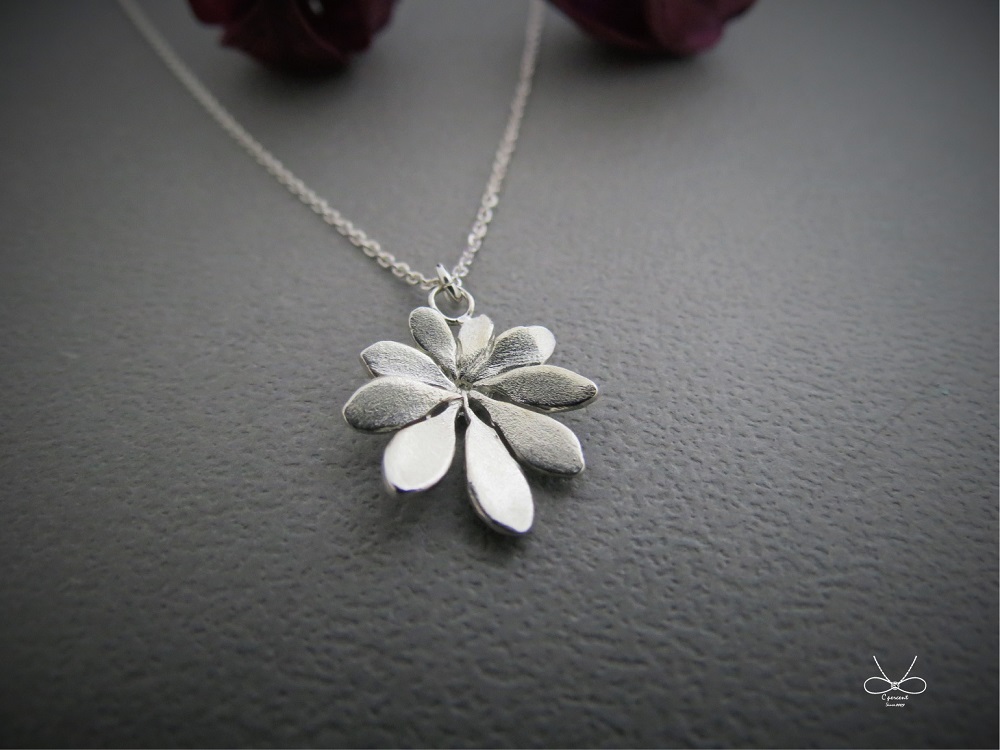 鵝掌藤 - 路邊小草 | 純銀項鍊 女款 細鍊 手工銀飾
