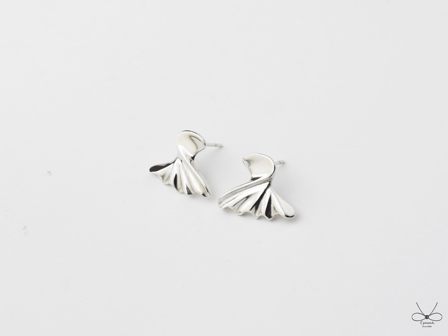 熱情佛朗明哥 | 純銀耳環 女款 簡約 手工銀飾 情人節禮物 - 飾品圖片第2張