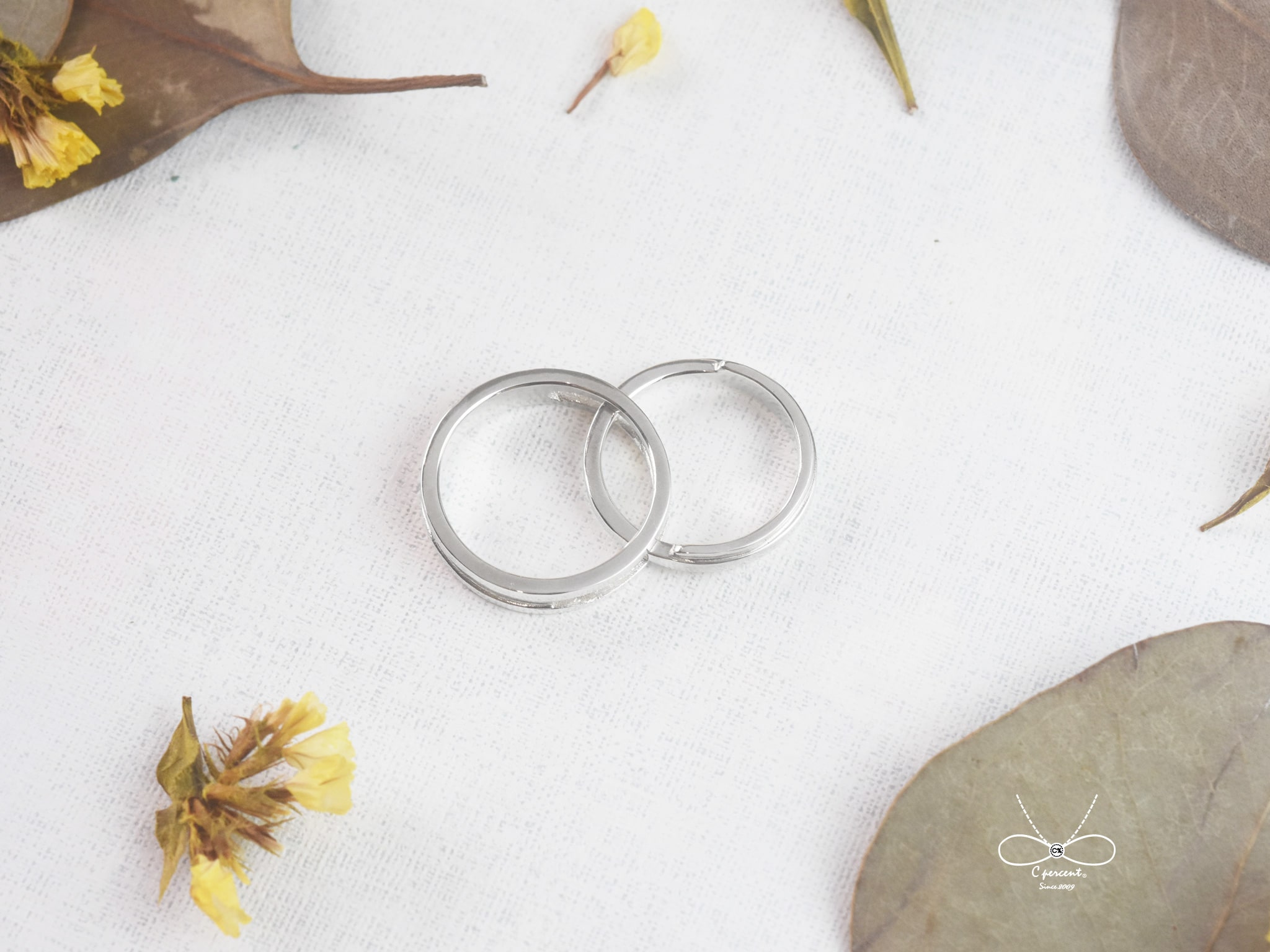 【客製刻字】合作無間 | 情侶對戒 925純銀戒指 手工銀飾 情人禮物 - 飾品圖片第4張