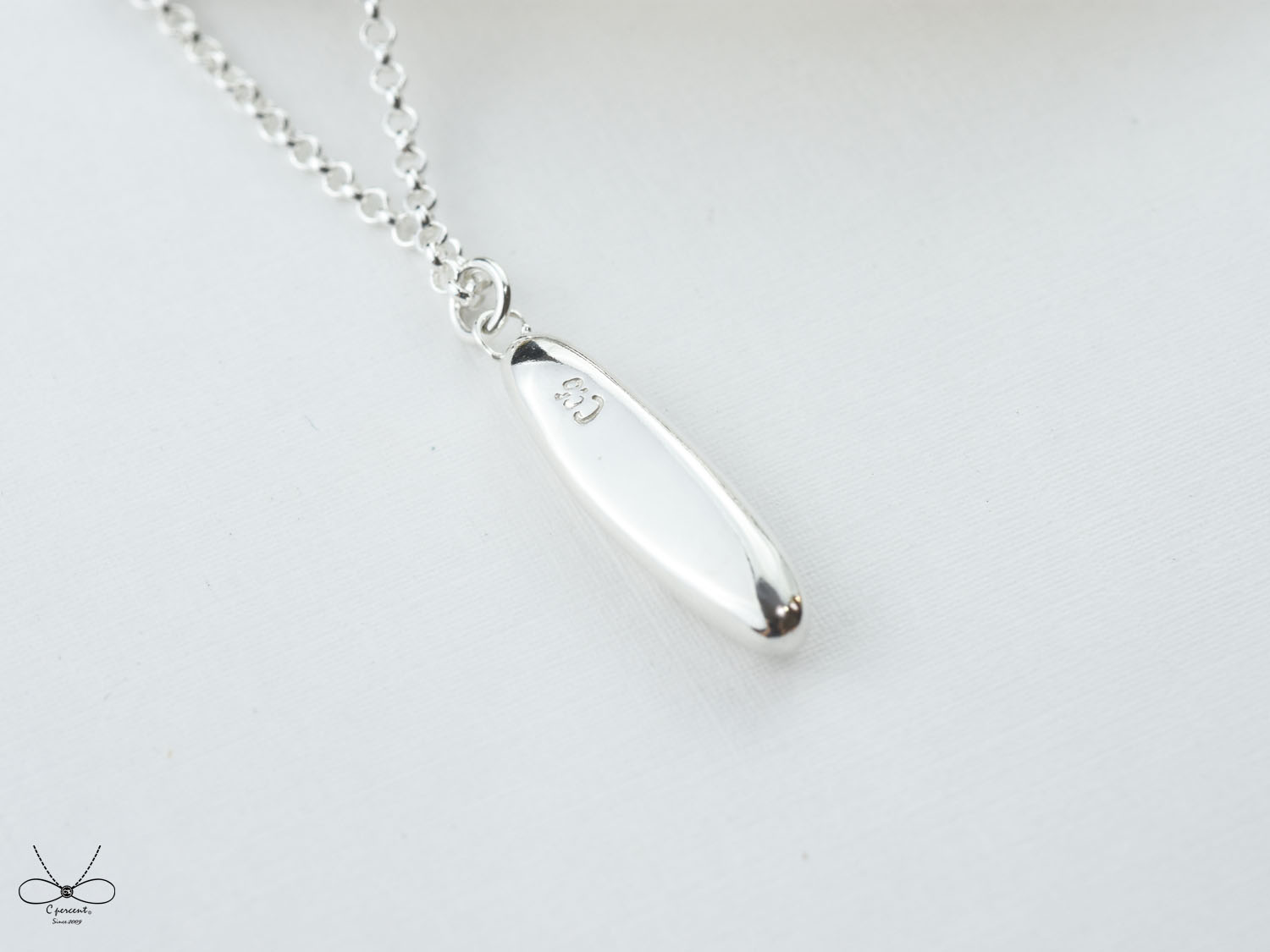 法國麵包 - 旅行去法國 | 純銀項鍊 細鍊 立體 手工銀飾 - 飾品圖片第5張