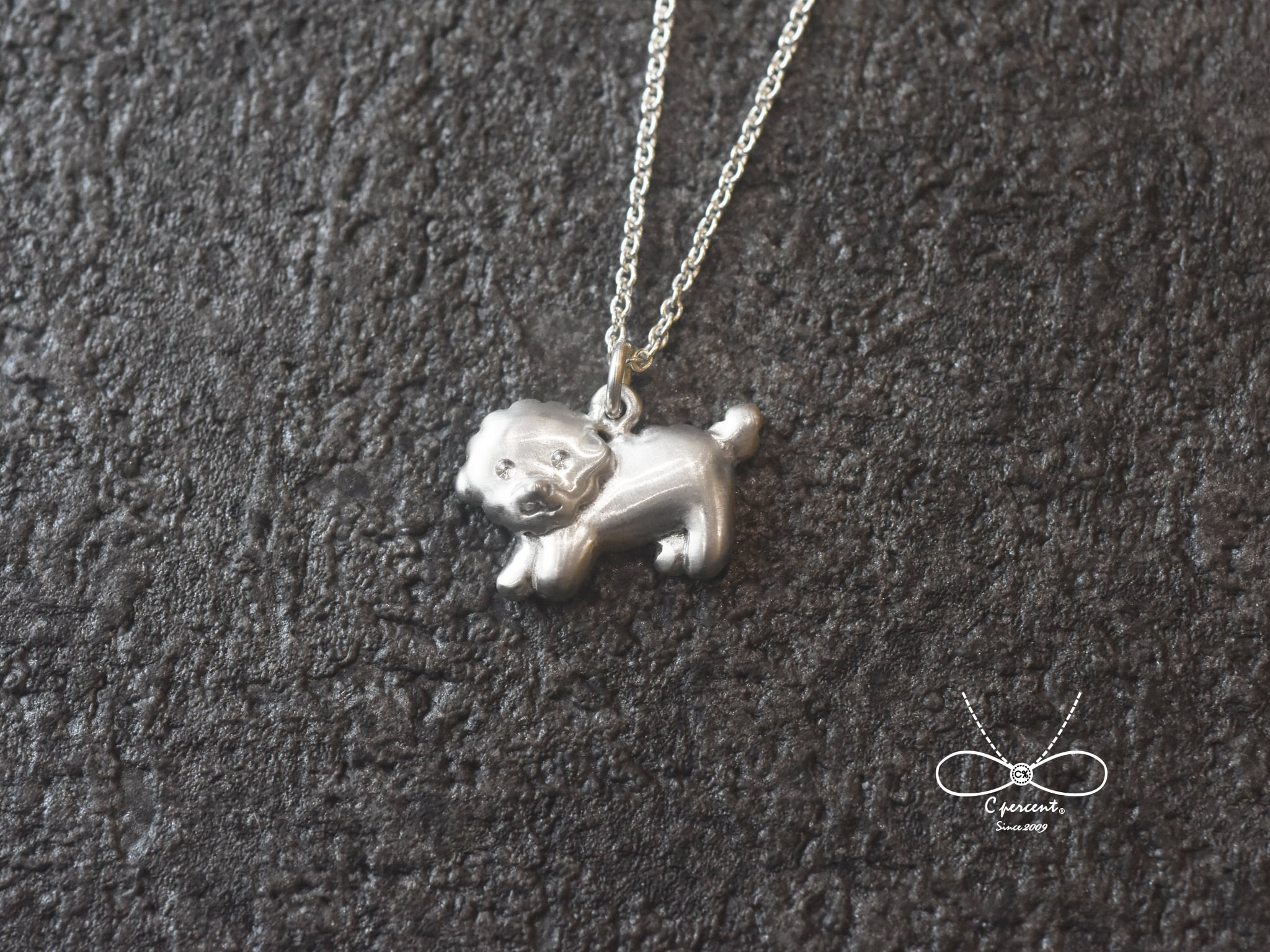 狗狗散步去 | 細項鍊 925純銀 鎖骨鍊 立體動物 情人禮物 刻字 - 飾品圖片第4張