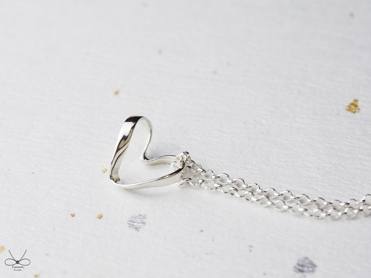 Endless Love | 純銀項鍊 女款 細鍊 愛心 情人節禮物 - 飾品圖片第4張