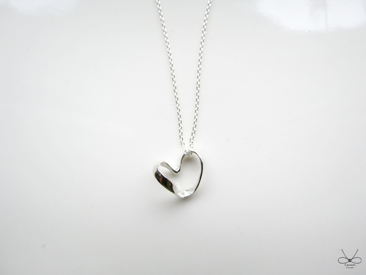 Endless Love | 純銀項鍊 女款 細鍊 愛心 情人節禮物 - 飾品圖片第3張