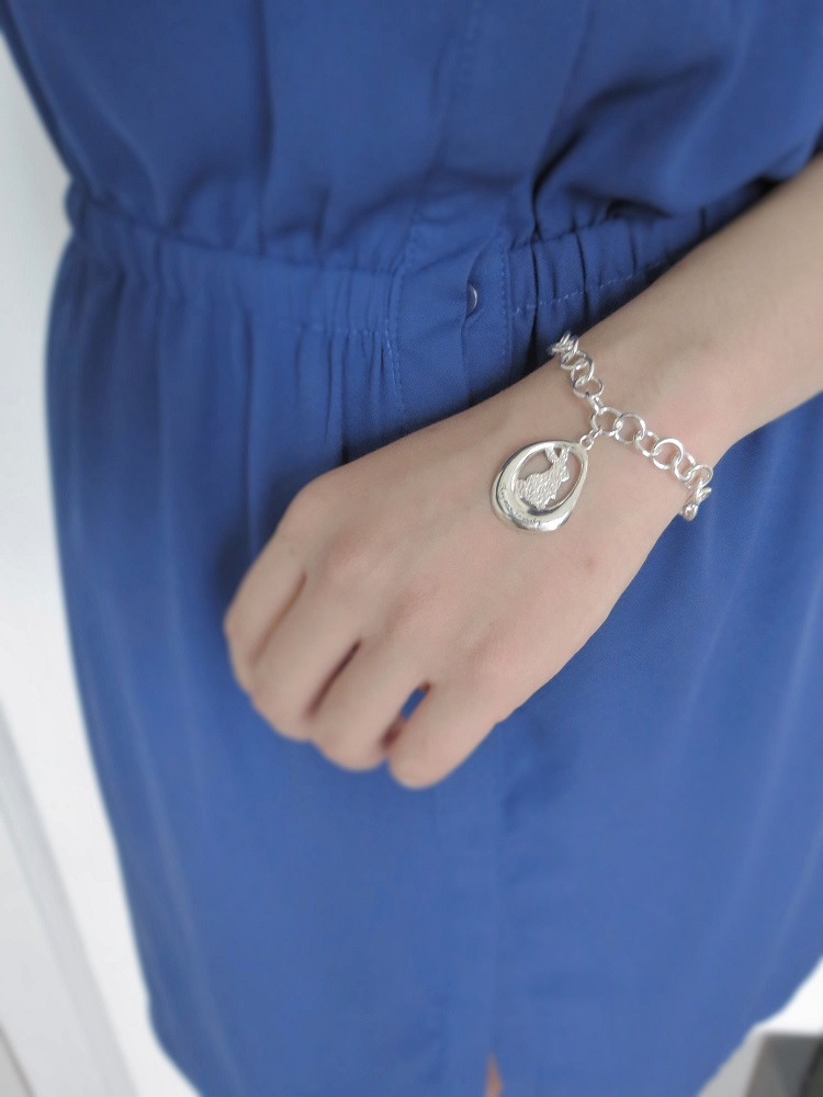 They are Family - 兔子 (純銀手鍊 動物銀飾)  - 飾品圖片第3張