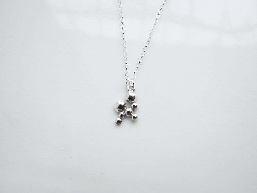 泡泡 - 美人魚公主 (純銀項鍊 女款 鎖骨鍊 可愛簡約 手工銀飾) - 飾品圖片第3張