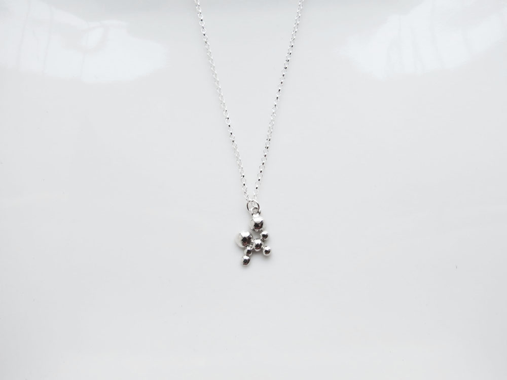 泡泡 - 美人魚公主 (純銀項鍊 女款 鎖骨鍊 可愛簡約 手工銀飾) - 飾品圖片第1張